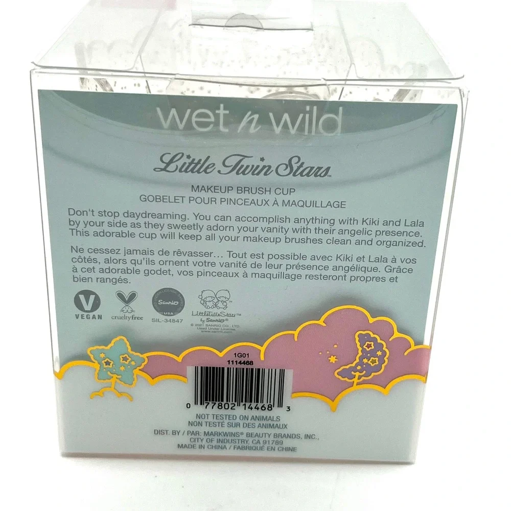 Wet n Wild Sanrio Little Twin Stars Makeup Brush Cup Holder Limited Edition NEW